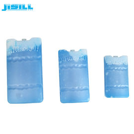 Ανθεκτικά πλαστικά μικρά επαναχρησιμοποιήσιμα πακέτα πάγου πηκτωμάτων για το μπλε χρώμα παγωμένων τροφίμων