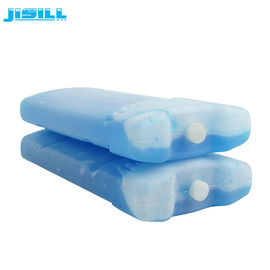 Φορητό μπλε πήκτωμα που γεμίζει τα πλαστικά επαναχρησιμοποιήσιμα πακέτα πάγου για την αποθήκευση τροφίμων