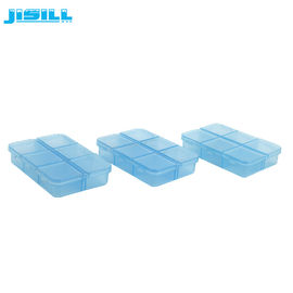 Συνήθεια 3Mm μπλε διαφανείς μίνι πλαστικοί συσκευάζοντας σωλήνες για το κόσμημα μικρής αξίας