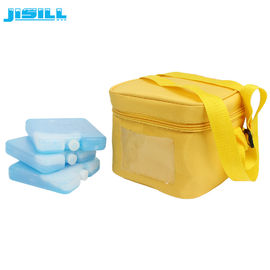 Τροφίμων HDPE + SAP Μίνι παγοπακέτα πάγο μπλοκ / πάγο τζελ μέσα υγρό 10 * 10 * 2cm Για τα τρόφιμα κατεψυγμένα
