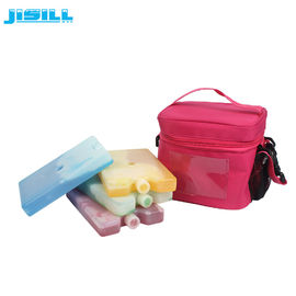 HDPE Πλαστικές επαναχρησιμοποιούμενες τζελ μίνι σακούλες πάγου για τσάντες ψύξης / μικρές κρύες συσκευασίες