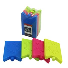 Τροφική ποιότητα HDPE πλαστικό 15*10*2 CM Μίνι παγωτό πακέτα ψυγείο πακέτα FDA πιστοποιητικό SGS για τα τρόφιμα κατάψυξη
